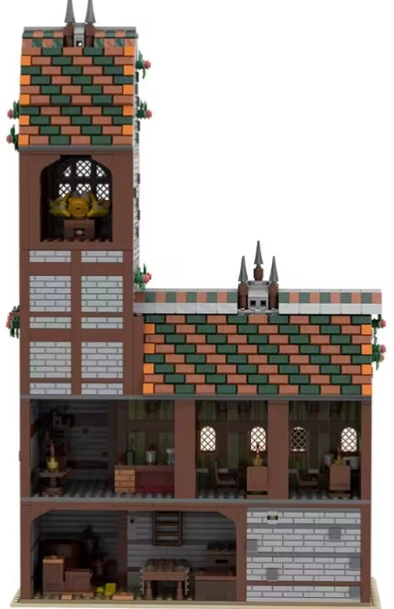 Medieval Fantasy Tavern Building Blocks Set Toys tys bbs