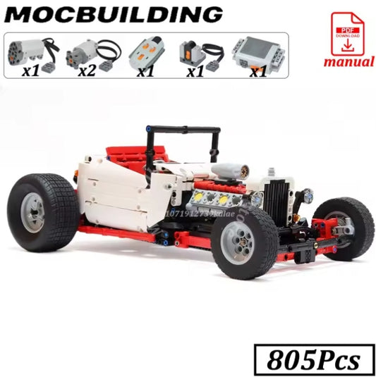 Remote Control Car Hot Rod Model Building Set Toys tys bbs crs