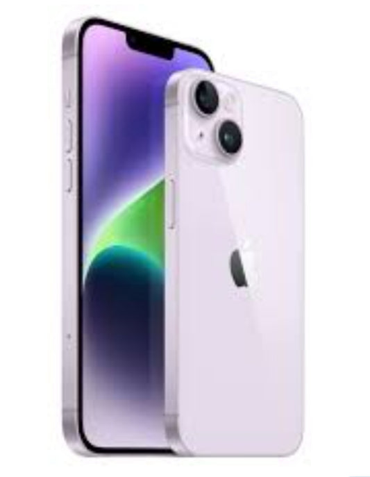 Apple iPhone 14 Plus 5G Smartphone Facial Recognition Function Dust Water & Scratch Resistant HD Screen Super/Fast Charging (128GB ROM Full Set) (Purple) Smartphone smp