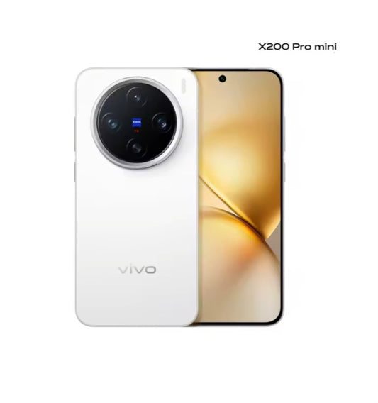 New Vivo X200 Pro Mini Chinese Version White Smartphone Dust Water & Scratch Resistant HD Screen Super/Fast Charging Smartphone (RAM 12GB+256GB ROM). smp