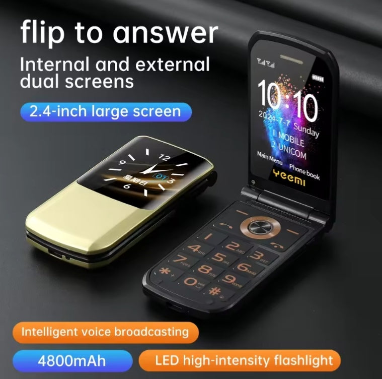 New YeeMI S7 4G Global Durable (Black) Phone smp