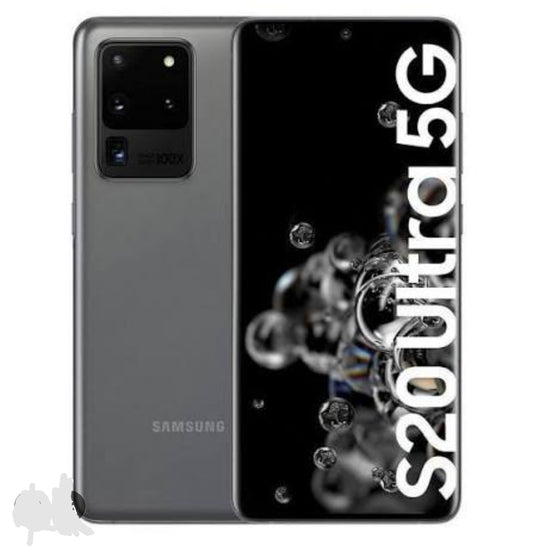 Samsung Galaxy S20 Ultra 5G Global Version Smartphone Facial Recognition & Fingerprint Unlock Function Dust Water & Scratch Resistant HD Screen Super/Fast Charging (G988F Full Set) (Gray) Smartphone smp