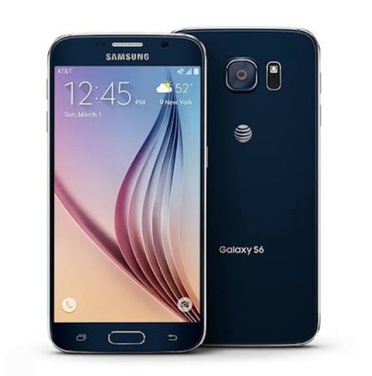 Samsung Galaxy S6 US Version Black Smartphone Dust Water & Scratch Resistant HD Screen Super/Fast Charging Smartphone (G920F). smp