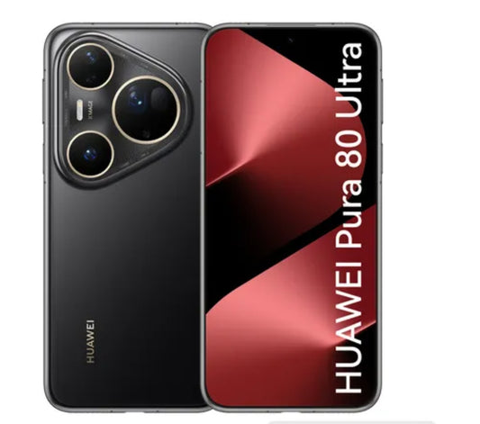 Huawei Pura 80 Ultra Smartphone Chinese Version Facial Recognition & Fingerprint Unlock Function Dust Water & Scratch Resistant HD Screen Super/Fast Charging (RAM 16GB+1TB ROM) (Black) Smartphone smp
