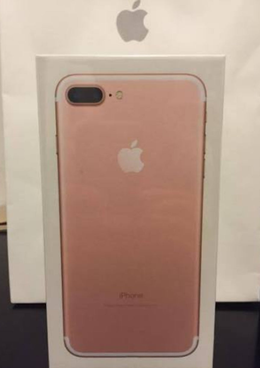 Apple iPhone 7 Plus Smartphone Fingerprint Unlock Function Dust Water & Scratch Resistant HD Screen Super/Fast Charging (128GB ROM) (Rose Gold) Smartphone + FREE Earphones. smp