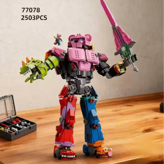 Home Decor Mecha Team Leader Building Blocks Set Toys tys bbs