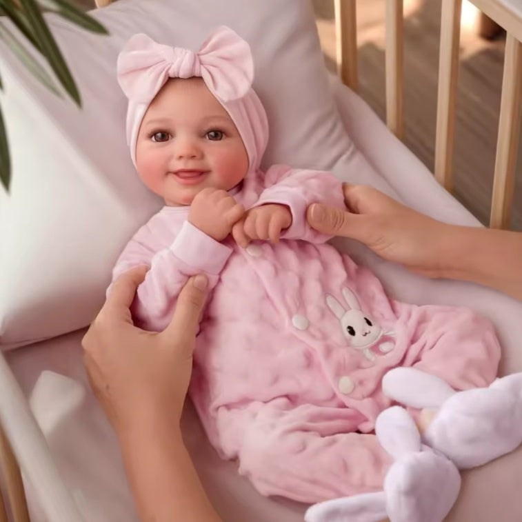 Reborn Vinyl Baby Doll & Accessories dll tys