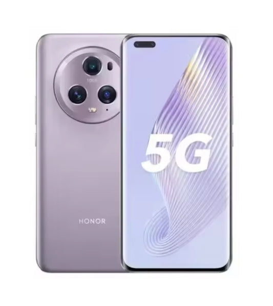 Honor Magic 5 Pro Chinese Version Purple Smartphone Facial Recognition & Fingerprint Unlock Function Dust Water & Scratch Resistant HD Screen Super/Fast Charging (RAM 12GB+256GB ROM) Smartphone smp