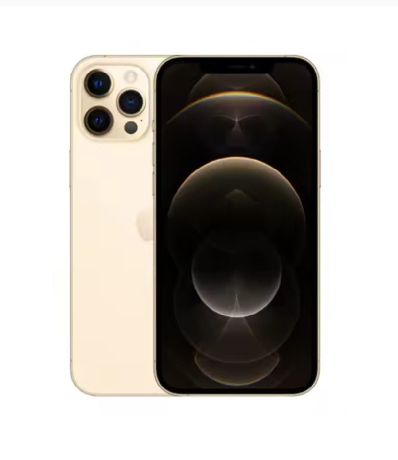 Apple iPhone 12 Pro Max 5G Smartphone Facial Recognition Function Dust Water & Scratch Resistant HD Screen Super/Fast Charging (512GB ROM) (Gold) Smartphone smp