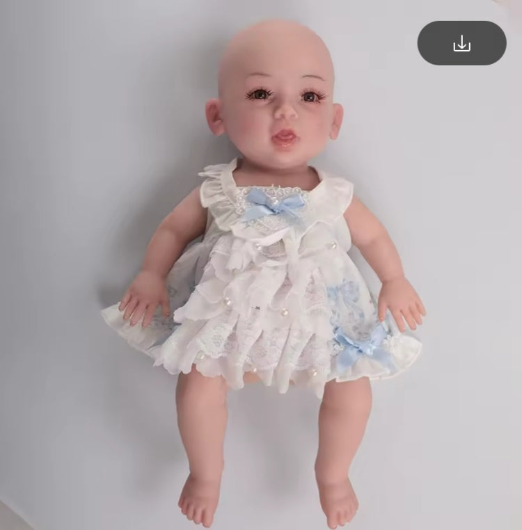 Herpinker Full Body Silicone Reborn (25cm painted 0.6kg) Doll tys dll