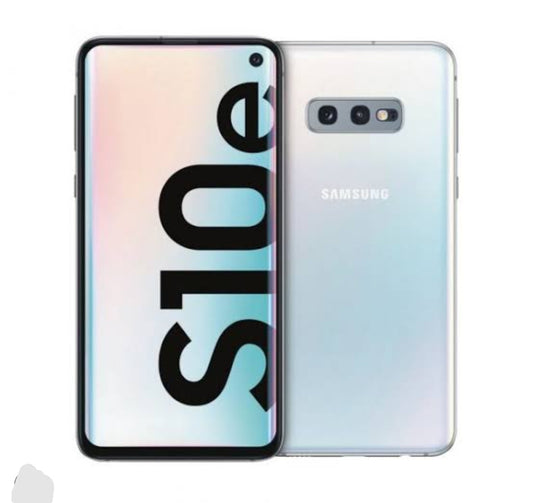 Samsung Galaxy S10e Global Version Smartphone Facial Recognition & Fingerprint Unlock Function Dust Water & Scratch Resistant HD Screen Super/Fast Charging (Model: G970F) Full Set (Prism White) Smartphone smp