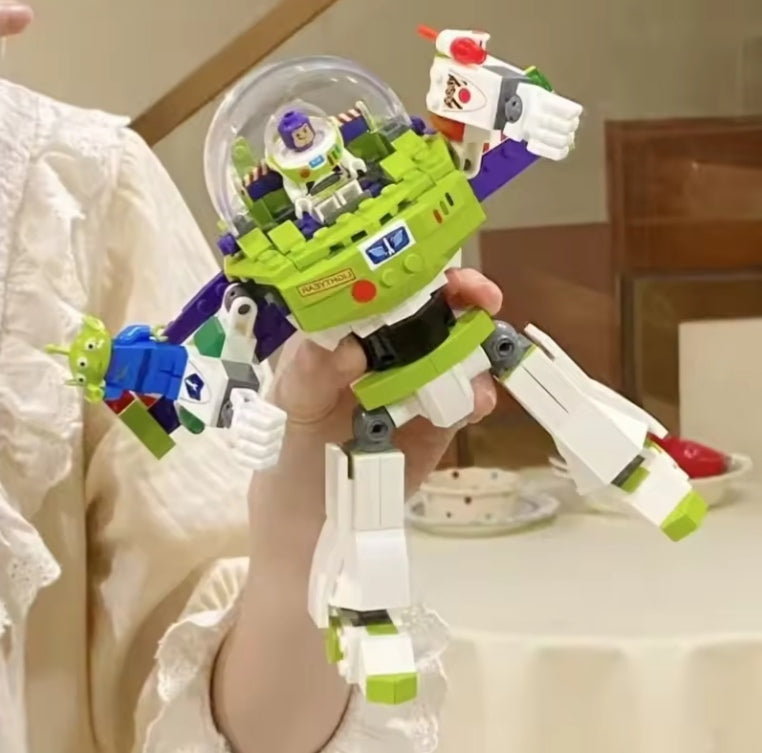 Disney Pixar Buzz Lightyear Building Blocks Set Toys tys bbs dll