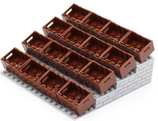 Children's Fruit/Food Building Blocks Set Toys Storage Rack bbs tys