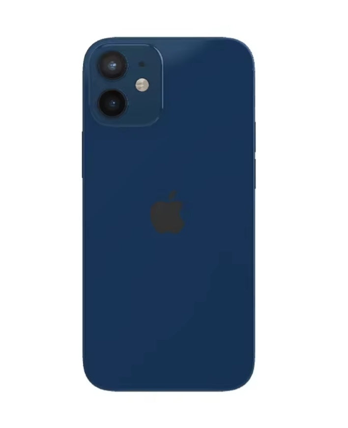 Apple iPhone 12 Mini Smartphone Facial Recognition Function Dust Water & Scratch Resistant HD Screen Super/Fast Charging (128GB ROM) (Bluw) Smartphone smp
