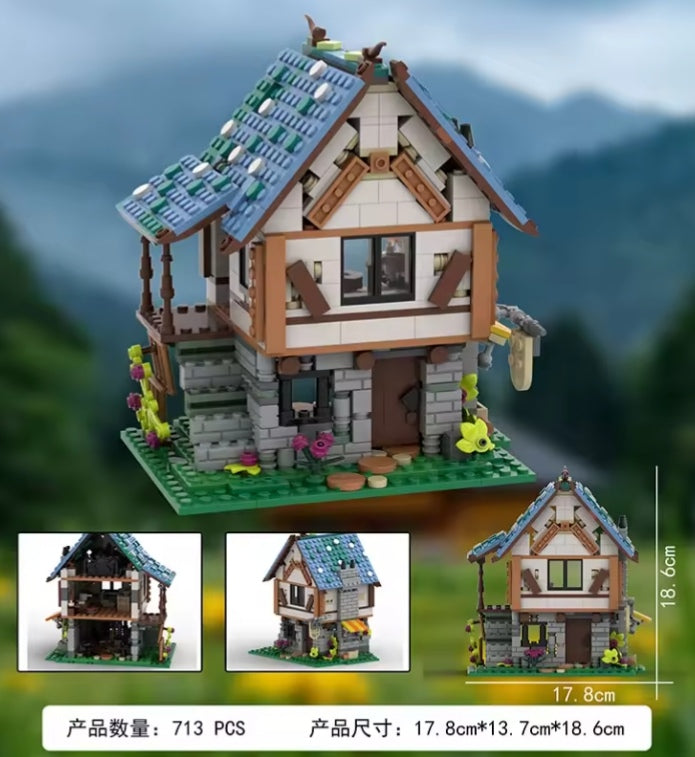 Medieval Blacksmith Castle Building Blocks Set Toys tys bbs