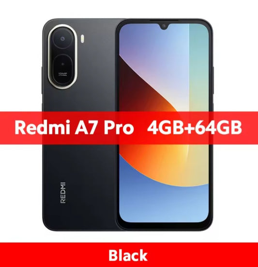 Xiaomi Redmi A7 Pro Global Version Black Smartphone Facial Recognition & Fingerprint Unlock Function Dust Water & Scratch Resistant HD Screen Super/Fast Charging Smartphone. smp