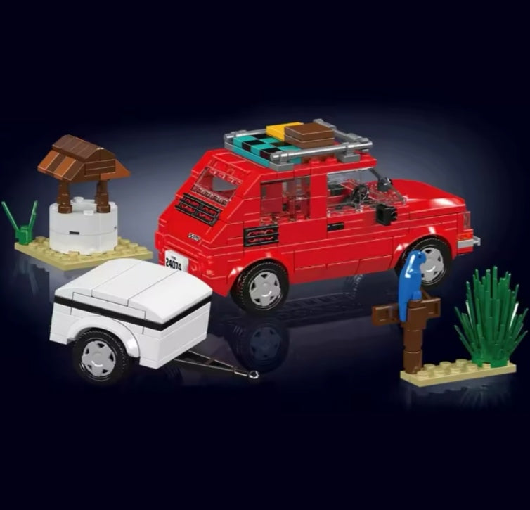 Outdoor Adventure Mini car Building Blocks Set Toys tys bbs crs