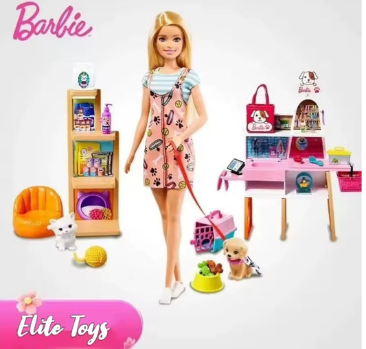 Barbie Doll Pet Store Gift Set dll tys