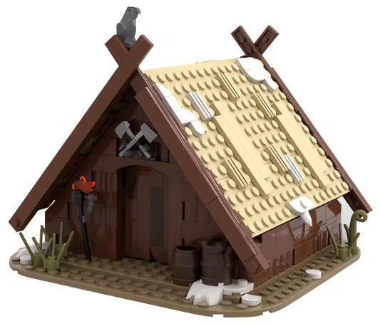 Medieval Viking Shelter Building Blocks Set Toys tys bbs