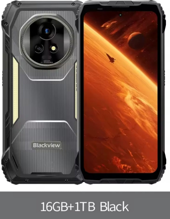 Blackview XPLORE 2 5G Rugged Smartphone 6.73inch HD Screen RAM 16GB+1TB ROM Global Version Android (Black) Smartphone + FREE TWS Airbuds200. smp