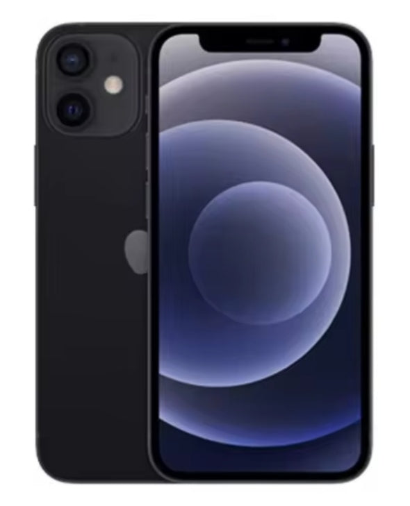 iPhone 12 4GB Smartphone Facial Recognition Function 6.1inch Screen RAM 64GB (Black) Smartphone + FREE Phone Case. smp