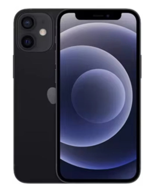 iPhone 12 4GB Smartphone Facial Recognition Function 6.1inch Screen RAM 128GB (Black) Smartphone + FREE Phone Case. smp