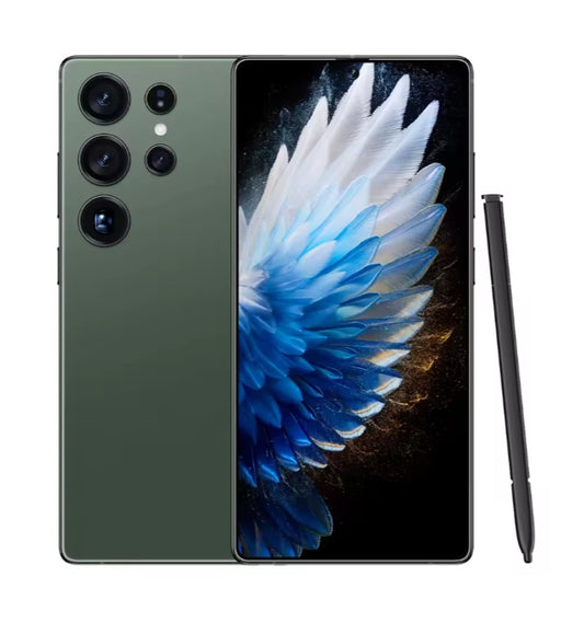 IVMI  Global Vision Green Smartphone Facial Recognition & Fingerprint Unlock Function Dust Water & Scratch Resistant HD Screen Super/Fast Charging Smartphone (RAM 3GB+16GB ROM). smp