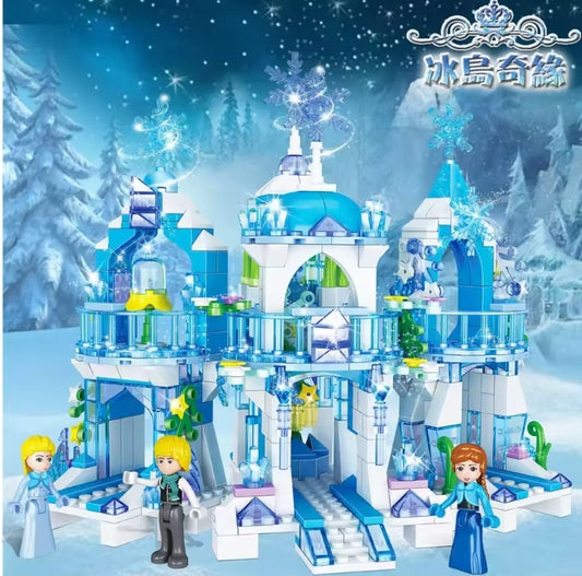 Frozen Princess Ice Castle Set Building Blocks Toys tys bbs