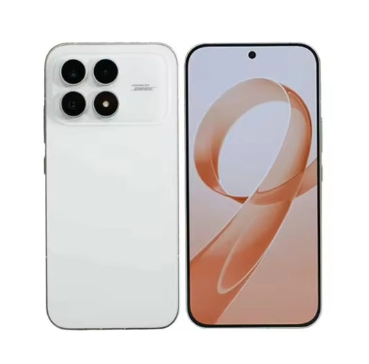 Xiaomi Redmi K90 5G Chinese Version White Smartphone Facial Recognition & Fingerprint Unlock Function Dust Water & Scratch Resistant HD Screen Super/Fast Charging (RAM 12GB+256GB ROM) Smartphone. smp