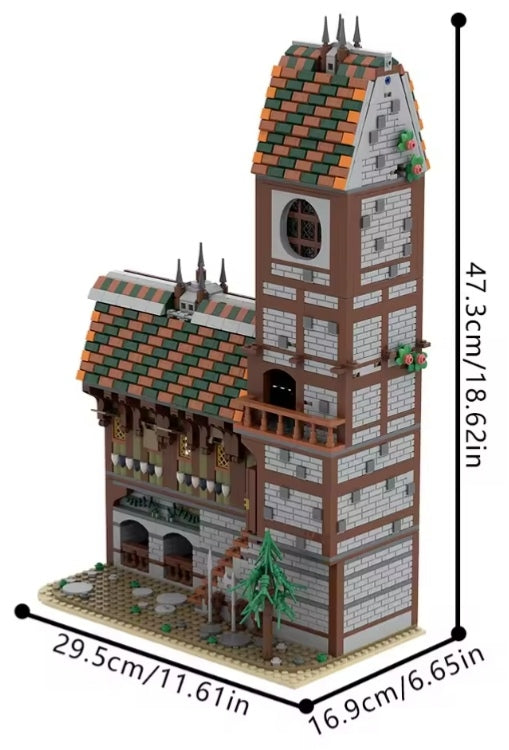 Medieval Fantasy Tavern Building Blocks Set Toys tys bbs