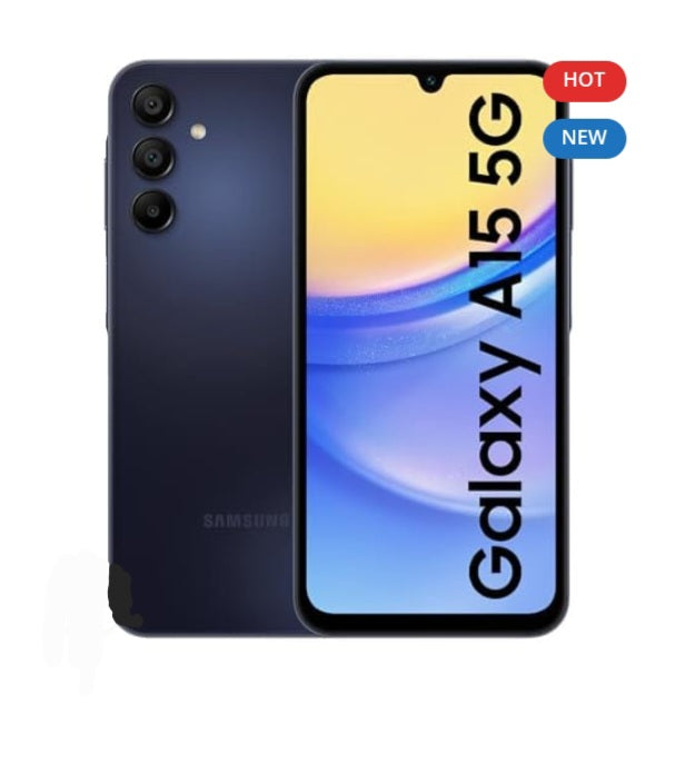 Samsung Galaxy A15 Global Version Black Smartphone Dust Water & Scratch Resistant HD Screen Super/Fast Charging Smartphone (RAM 64GB+128GB ROM). smp