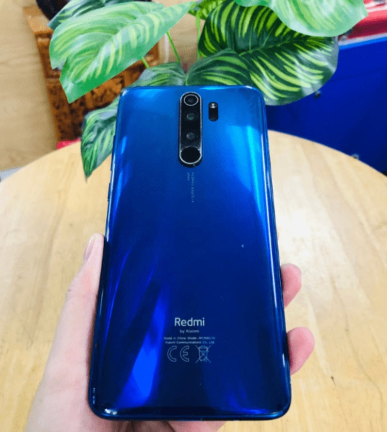 Xiaomi Redmi Note 8 Pro 4G Global Version Blue Smartphone Facial Recognition & Fingerprint Unlock Function Dust Water & Scratch Resistant HD Screen Super/Fast Charging (RAM 6GB+128GB ROM) Smartphone + FREE Gift. smp