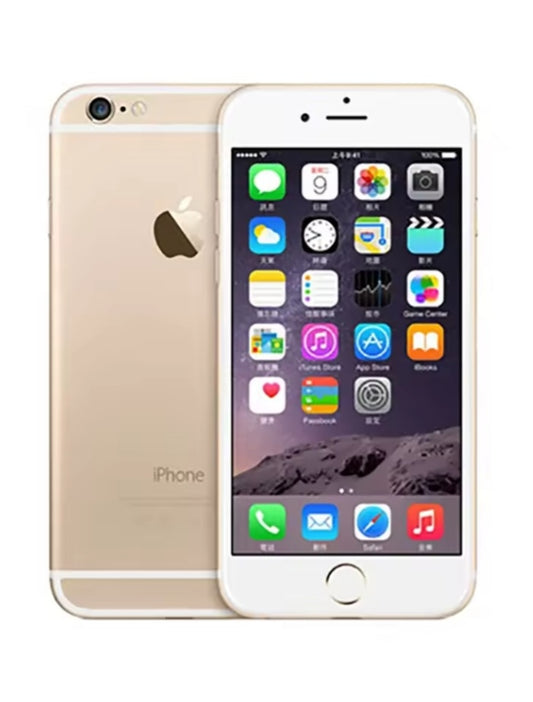 Apple iPhone 6 Mini Smartphone Fingerprint Unlock Function 4.7inch Screen 16GB ROM (Gold) Smartphone + FREE Earphones. smp