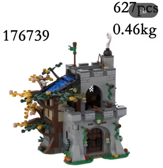 Educational Medieval Castle Building Blocks Set Toys tys edc bbs