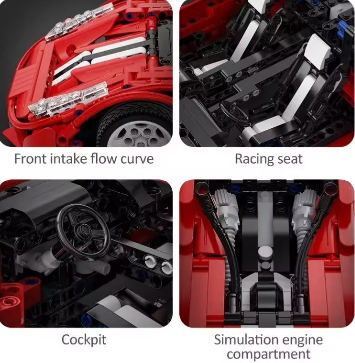 Cada Racing Car Building Blocks Set Toys (car without motor) tys bbs crs