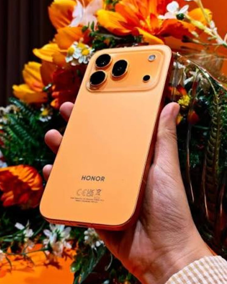 Honor 600 Pro Hong Kong Version Orange Smartphone Dust Water & Scratch Resistant HD Screen Super/Fast Charging Smartphone (RAM 12GB+512GB ROM). smp