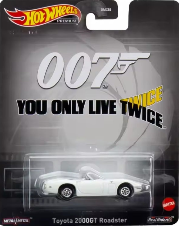 Hot Wheels Entertainment Culture Pop Series James Bond 007 "You Only Live Twice" Toyota 2000G T Roadster Toy Car crs tys