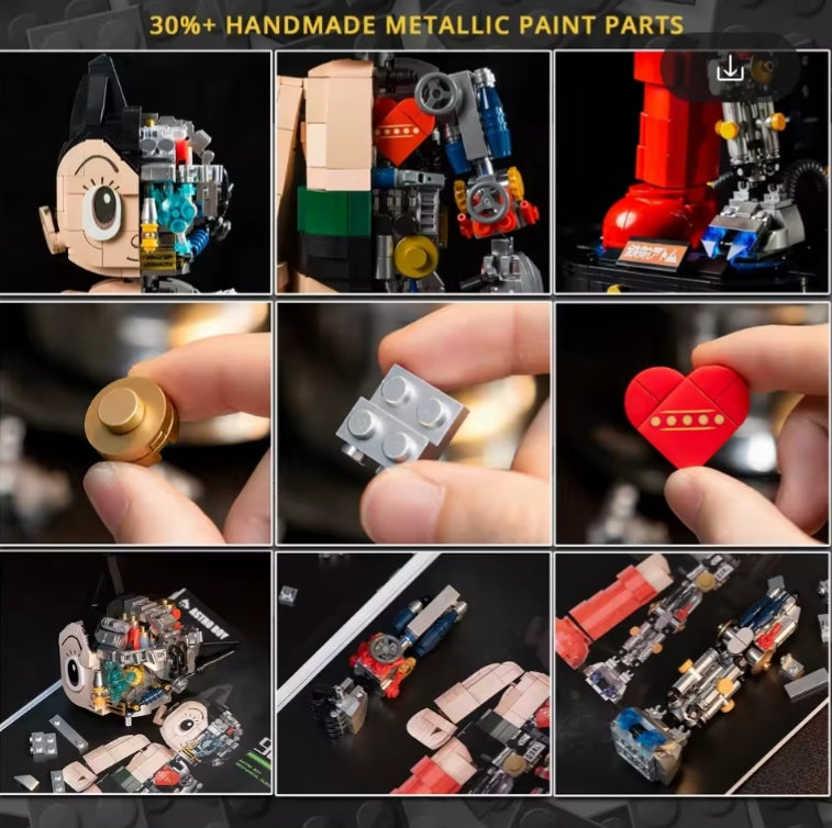 Collector's Cartoon Action Figure Astro Boy Building Block Set Toys (with box) tys bbs