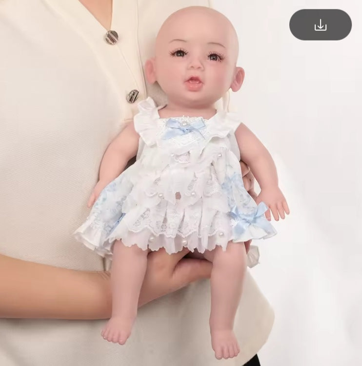 Herpinker Full Body Silicone Reborn (25cm painted 0.6kg) Doll tys dll