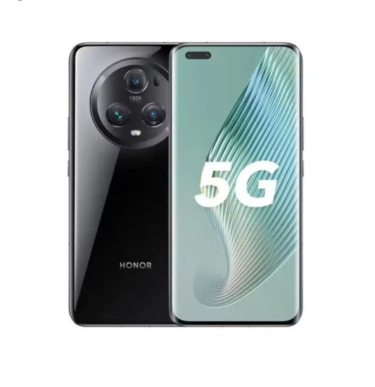 Honor Magic 5 Pro Chinese Version Black Smartphone Facial Recognition & Fingerprint Unlock Function Dust Water & Scratch Resistant HD Screen Super/Fast Charging (RAM 12GB+256GB ROM) Smartphone smp