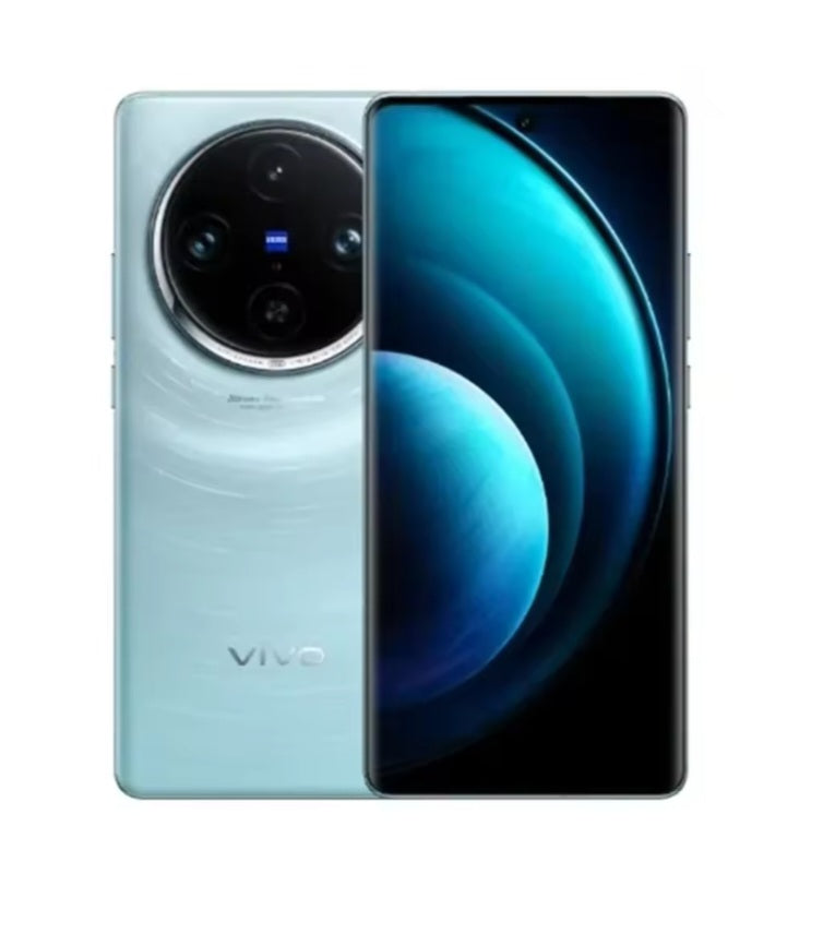 Vivo X100 5G Chinese Version Blue Smartphone Dust Water & Scratch Resistant HD Screen Super/Fast Charging Smartphone (RAM 12GB+256GB ROM). smp