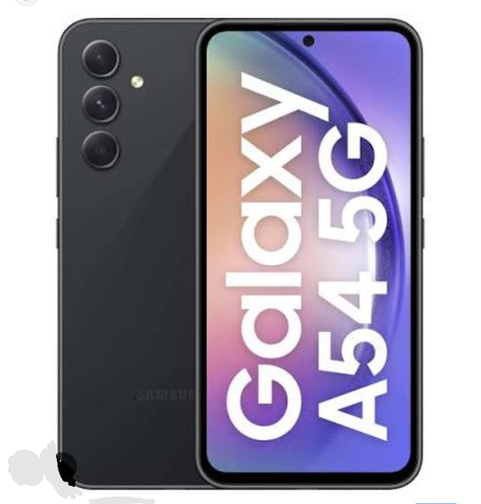 Samsung Galaxy A54 5G Hong Kong or Chinese Version Smartphone Facial Recognition & Fingerprint Unlock Function Dust Water & Scratch Resistant HD Screen Super/Fast Charging (Model: A546U) 128GB (Black) Smartphone smp