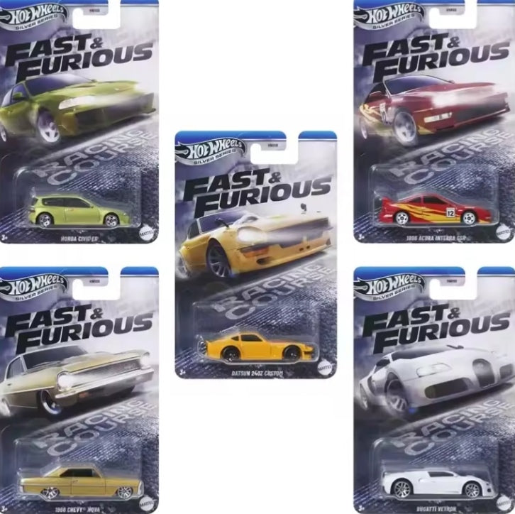 Hot Wheels Fast & Furious Toy Cars 5pcs Set tys crs
