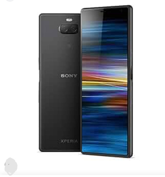 Sony Xperia 10 Plus 4G Smartphone Global Version HD Screen Super/Fast Charging (Full set 13213) (Black) Smartphone smp