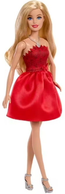 Original Barbie 80th Anniversary Celebration Fashionistas Doll Ruby-Red Dress dll tys