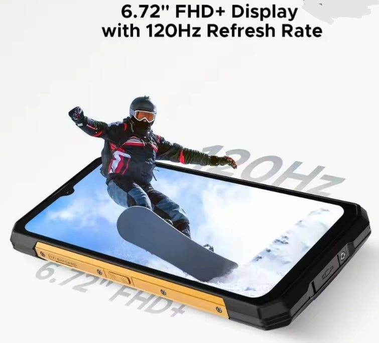 DOOGEE S200 X Rugged Waterproof Smartphone Global Version HD Screen Super/Fast Charging (Yellow) Smartphone smp