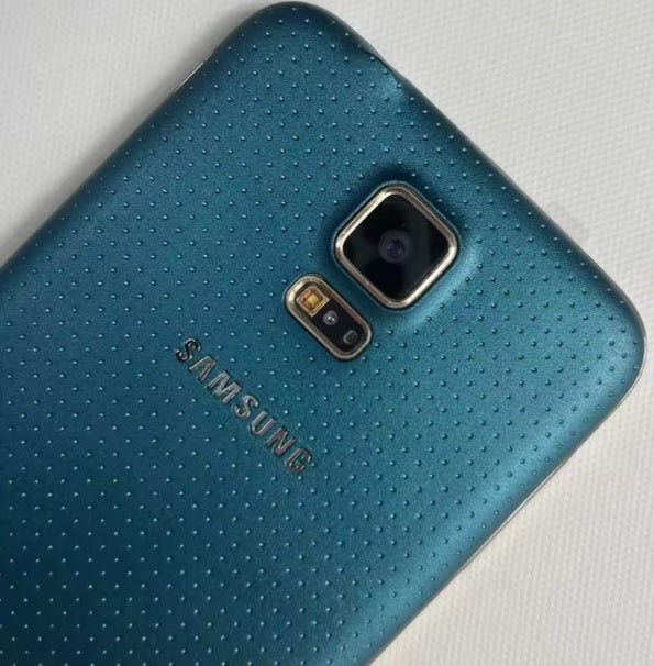 Samsung Galaxy S5 Global Version Blue Smartphone Dust Water & Scratch Resistant HD Screen Super/Fast Charging Smartphone. smp