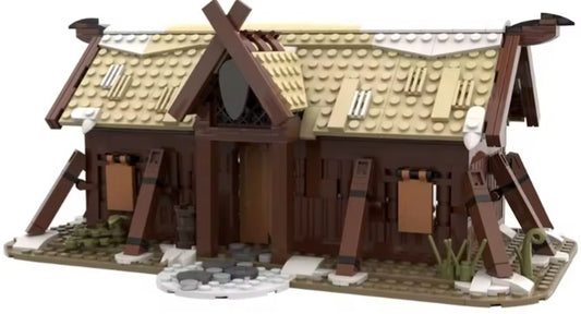 Medieval Viking Home Building Blocks Set Toys tys bbs