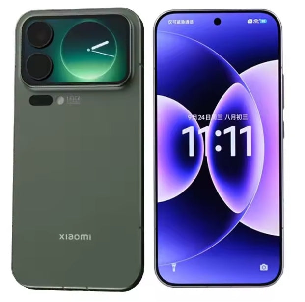Xiaomi 17 Pro Max Smartphone Chinese Version Water Resistant Snapdragon 8 Elite Gen 5 Super/Fast Charging RAM 12GB+512GB ROM (Green) Smartphone smp