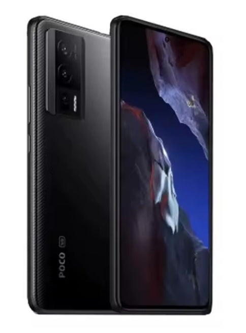 Xiaomi Poco F5 Pro 5G Global Version Black Smartphone Facial Recognition & Fingerprint Unlock Function Dust Water & Scratch Resistant HD Screen Super/Fast Charging (RAM 12GB+512GB ROM) Smartphone. smp